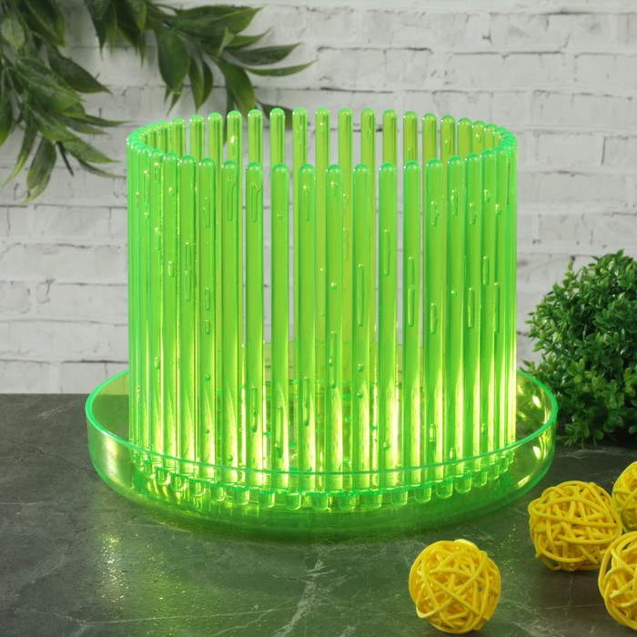 Горшок для орхидеи "Корона", цвет зеленый флер