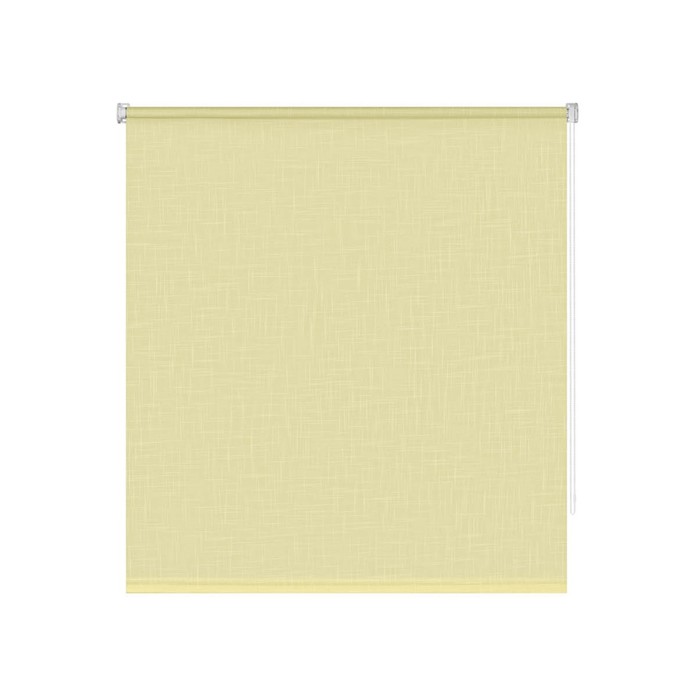 Рулонная штора «Шантунг», 120х160 см, цвет лимонный