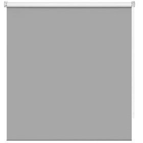 Рулонная штора блэкаут Decofest «Штрих», 120х160 см, цвет серый