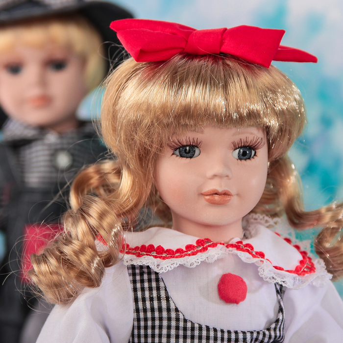 Кукла коллекционная "Парочка Паша и Наташа" в наборе 2 шт