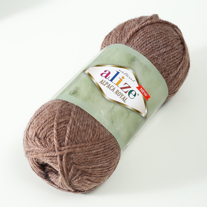 

Пряжа "Alpaca Royal New" 15% альпака, 30% шерсть, 55% акрил 250м/100гр (688)