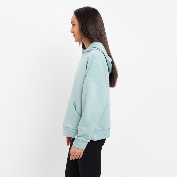 фото Худи женское minaku: casual collection цвет мятный размер 46-48