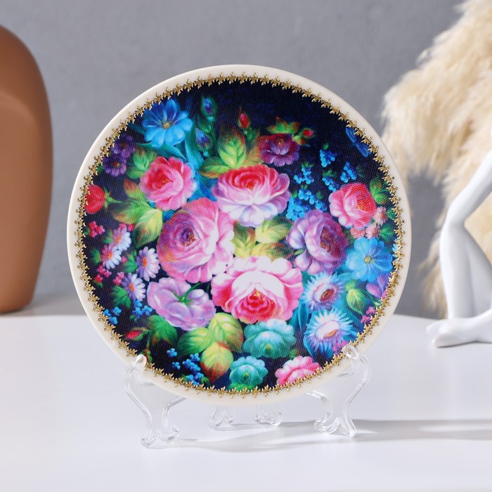 фото Тарелка декоративная «жостово», d = 15 см