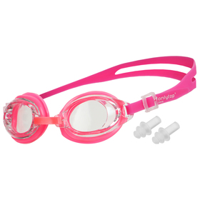Очки для плавания, детские, цвет розовый