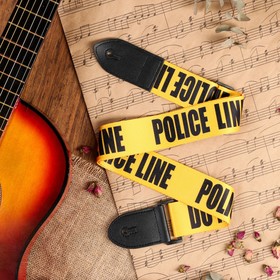 Ремень для гитары Police, желтый