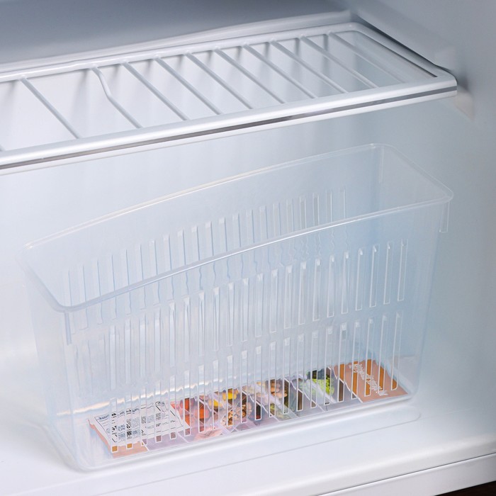 Контейнер для холодильника 24,5х9,5х14см, цвет прозрачный