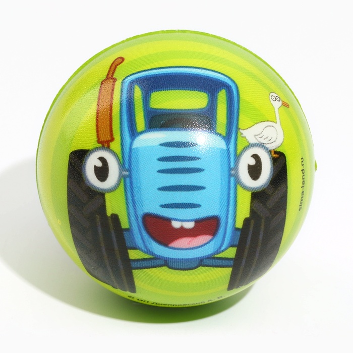 Мягкий мяч Синий трактор 6,3 см, МИКС