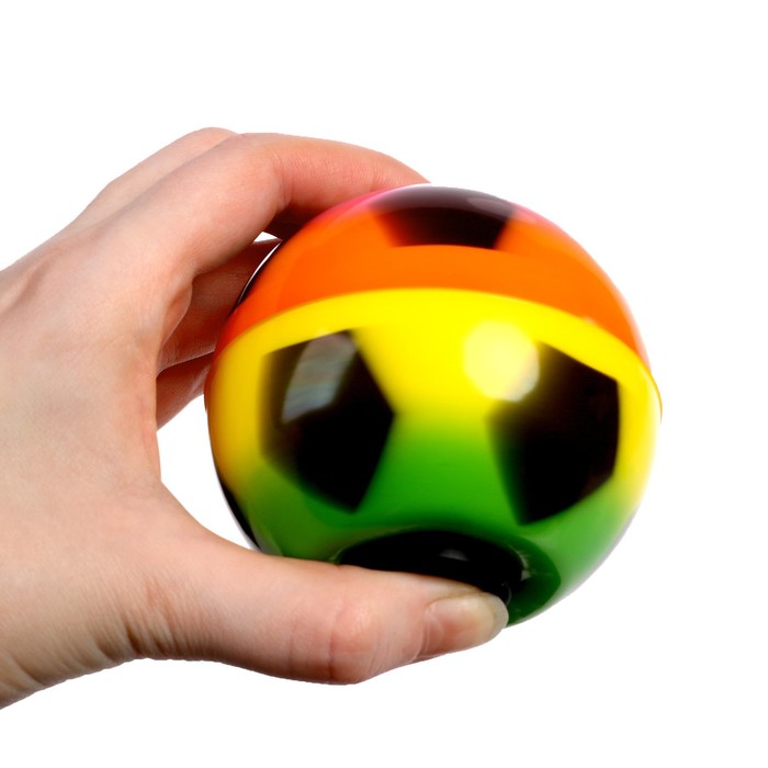 Мяч "Футбол" со спинером, цвета МИКС