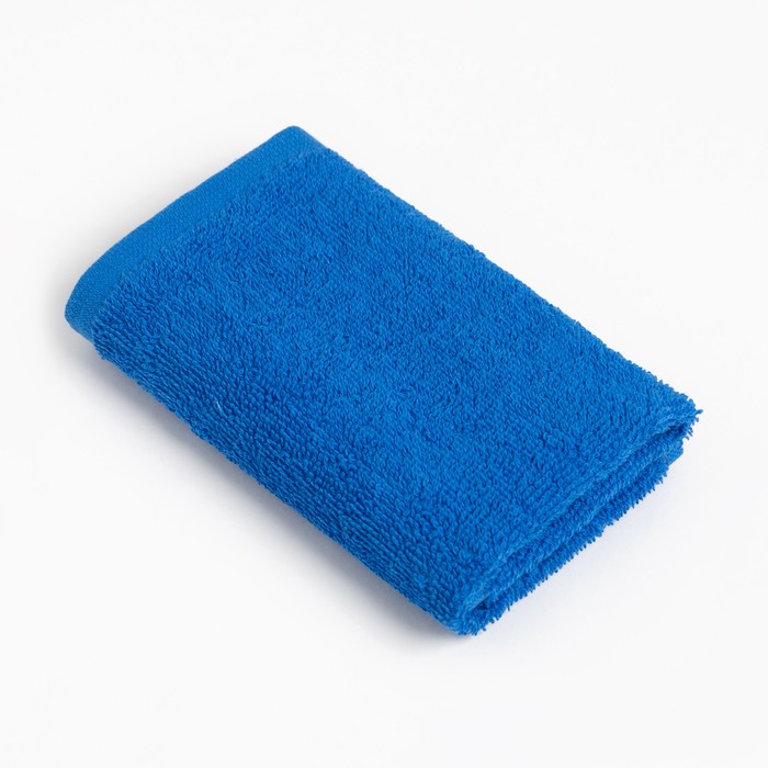 Полотенце махровое Этель 30х30 см, цвет синий, 100 хлопок, 340 гм2
