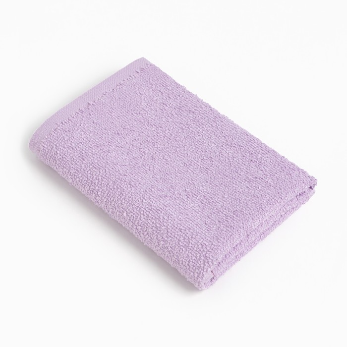 Полотенце махровое Этель 30х30 см, цвет светло-сиреневый, 100% хлопок, 340 г/м2 полотенце махровое этель 30х30 см цвет розовый 100% хлопок 340 г м2