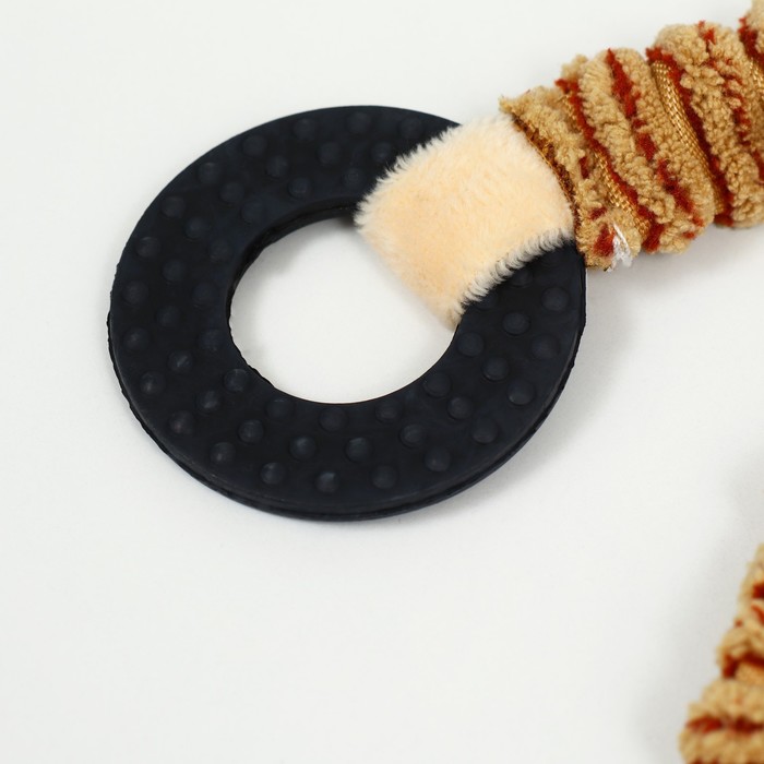 Игрушка текстильная с резиновыми кольцам "Бык", 26 х 10 см