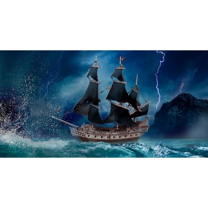 фото Сборная модель из дерева «пиратский корабль. черное сердце» lemmo