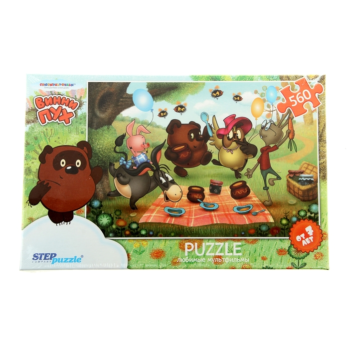Пазлы "Винни Пух", 560 элементов
