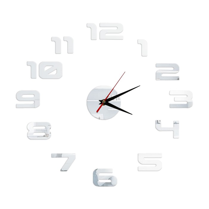 Интерьерные часы-наклейка "Классика", 40 х 40 см
