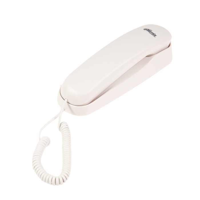 Проводной телефон Ritmix RT-002, пауза, повтор, импульсный набор, белый
