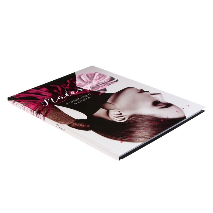 

Бизнес-блокнот А4, 80 листов в клетку "Сделай себя", твёрдая обложка, глянцевая ламинация, выборочный лак