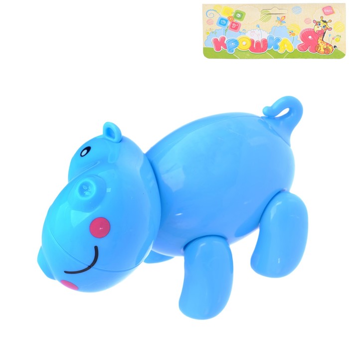 Игрушка «Бегемотик» с подвижными лапами и головой