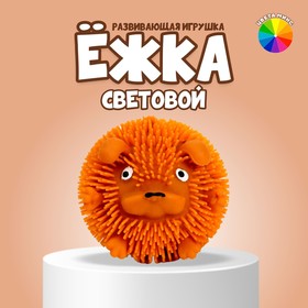 Ёжка «Песик» световая, цвета МИКС