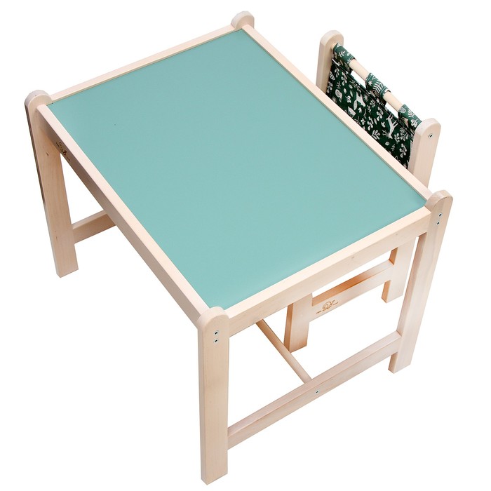 Набор детской игровой мебели (стол+ стул) «Каспер», зелёный