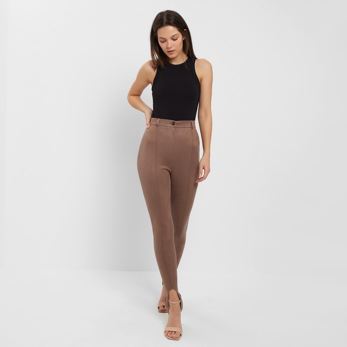 

Брюки женские MINAKU: Casual Collection цвет кофе, размер 44