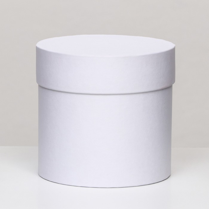 Шляпная коробка белая, 10 х 10 см