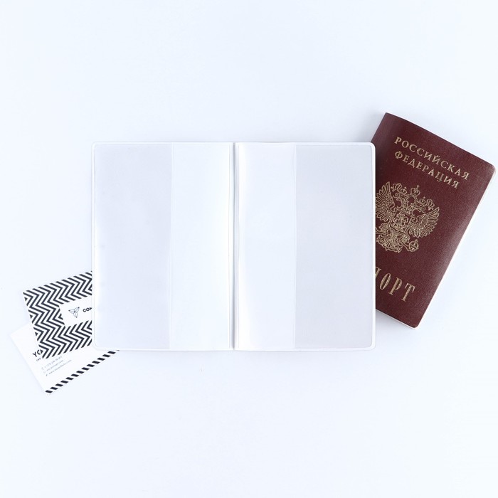 фото Обложка для паспорта, пвх, цвет лавандовый