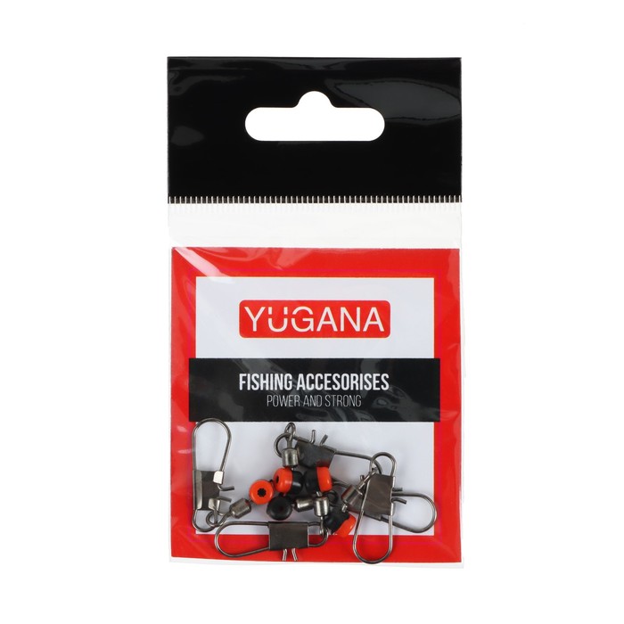

Вертлюг с застежкой скользящий YUGANA, F-6047, размер L, 5 шт.