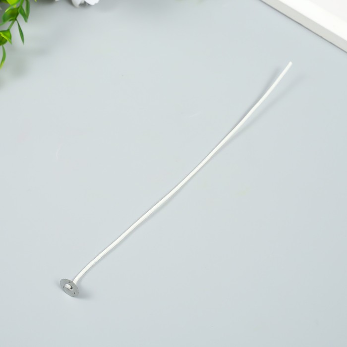 

Фитиль для свечи хлопок, металл белый 20 см