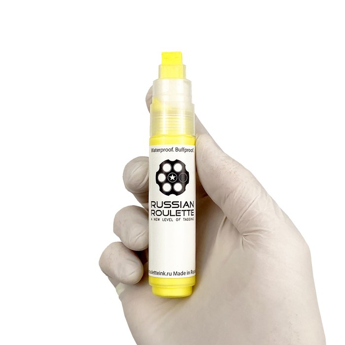 

Маркер Russian Roulette 10mm 25мл "Yellow paint"
