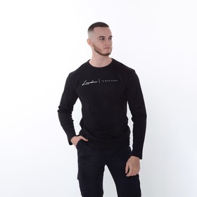 

Лонгслив мужской, цвет чёрный, размер L (48)