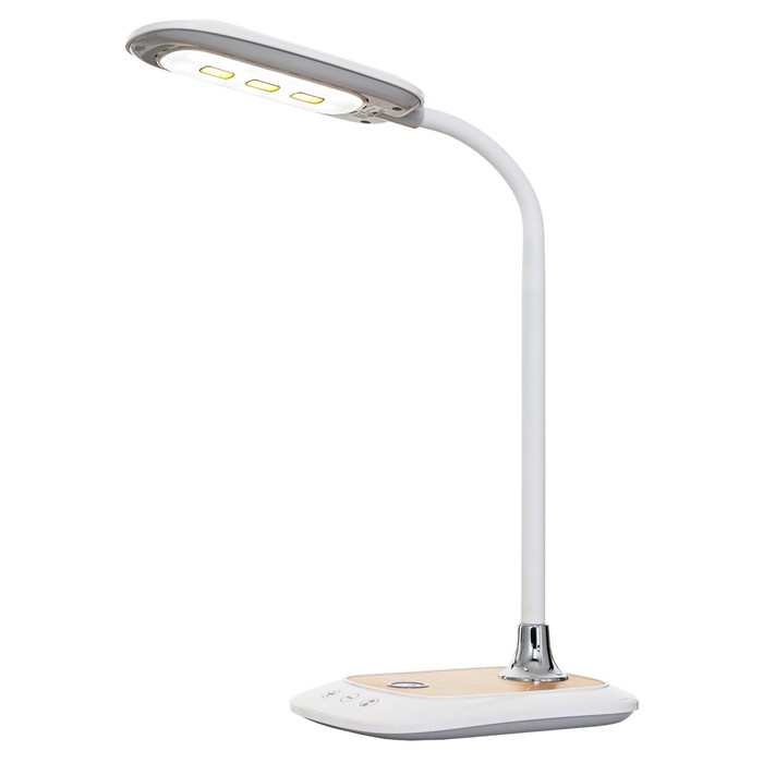 

Настольная лампа ЭкономСвет BL1328 GOLD, LED 1x6Вт 3000-6000K, 350лм, цвет белый, золото