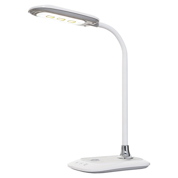 

Настольная лампа ЭкономСвет BL1328 SILVER, LED 1x6Вт 3000-6000K, 350лм, цвет белый