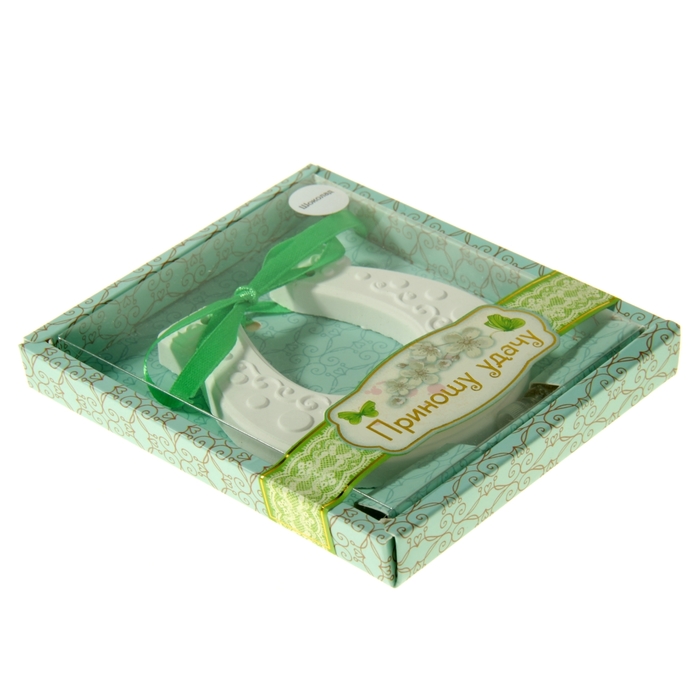 Аромасаше из гипса с эссенцией "Приношу удачу", аромат шоколада