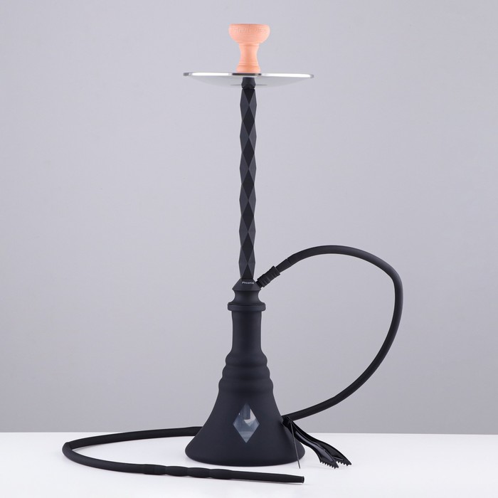 

Кальян "Phoenix 520 black", 80 см, d чаши-7 см, одна трубка, черный