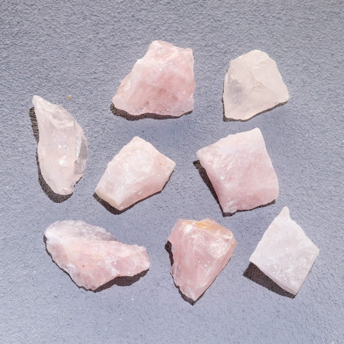 Набор для творчества Розовый кварц, кристаллы, фракция 2-3 см, 100 г