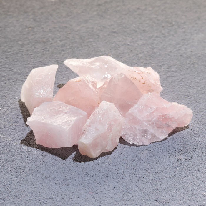 Набор для творчества "Розовый кварц", кристаллы, фракция 2-3 см, 100 г