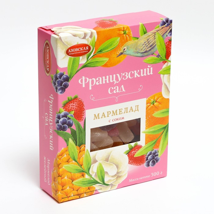 

Мармелад ФРАНЦУЗСКИЙ САД 300г/жел./Азовская КФ