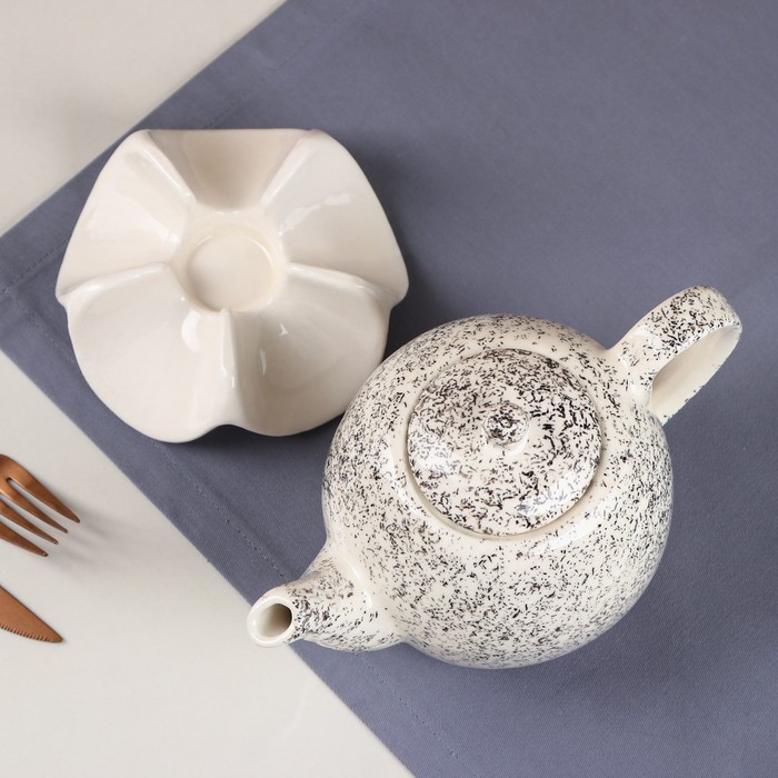 

Чайник заварочный "Персия", керамика, серый, 0.85 л, 1 сорт, Иран