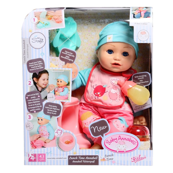 

Кукла многофункциональная Baby Annabell «Время обеда», 43 см