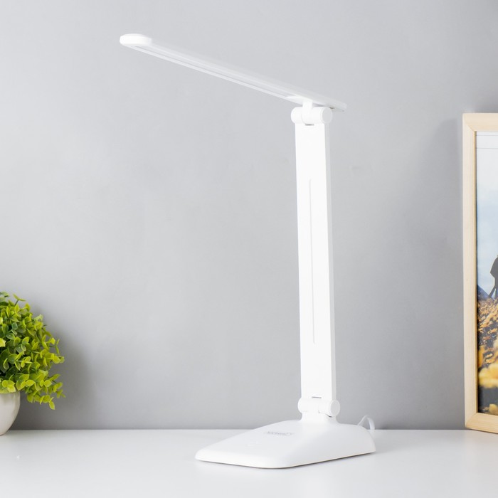 цена Настольная лампа 8Вт 450лм 6500К белый к-1,2м