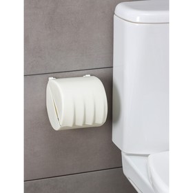 Держатель для туалетной бумаги Regular, 15,5×12,2×13,5 см, цвет белое облако Ош