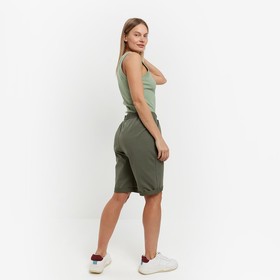 

Шорты женские, цвет хаки, размер 54