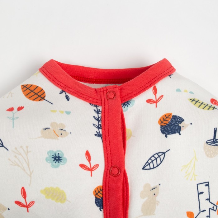 фото Комбинезон для девочки, цвет молочный, рост 50 см (0м) linas baby