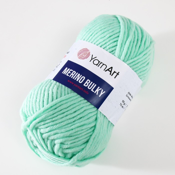 

Пряжа "Merino bulky" 25% шерсть 75% акрил 100м/100гр (841 весна)
