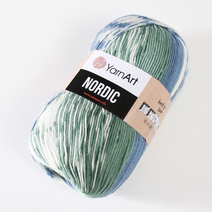 

Пряжа "Nordic" 20% шерсть, 80% акрил 510м/150гр (654)