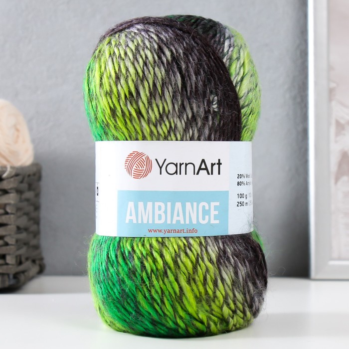 

Пряжа "Ambiance" 80% акрил, 20% шерсть 250м/100г (156)