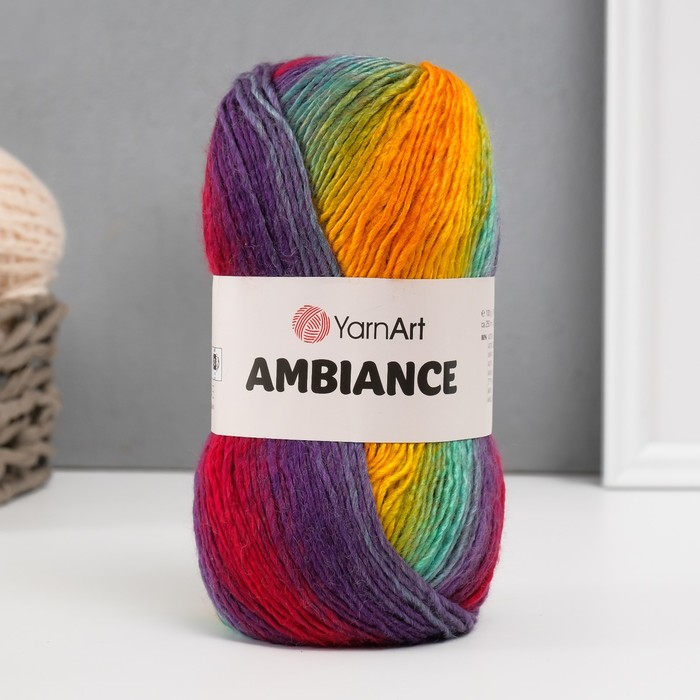 

Пряжа "Ambiance" 80% акрил, 20% шерсть 250м/100г (154)