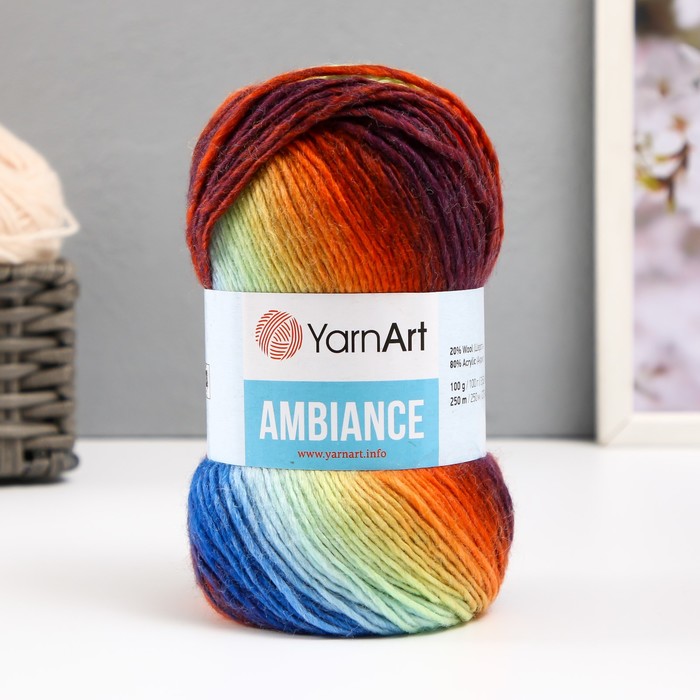

Пряжа "Ambiance" 80% акрил, 20% шерсть 250м/100г (157)