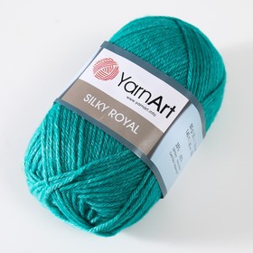 

Пряжа "Silky Royal" 65% мерин.шерсть, 35% иск.шелк 140м/50г (439 изумруд)