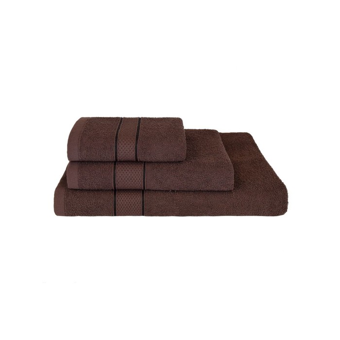 Полотенце махровое, размер 70х130 см, цвет шоколад